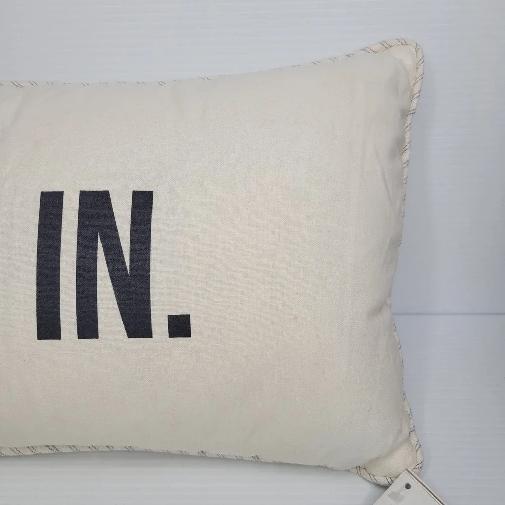 Pottery Barn Sleep In Throw‎ Pillow Rectangle Bedding Bedding Decor 12x24 RARE